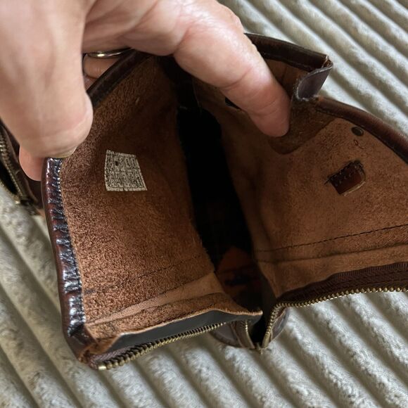 ROCKETDOG Leather Retro Style Ankle Boots With Buckles Brown Women US 9 M - Picture 9 of 16